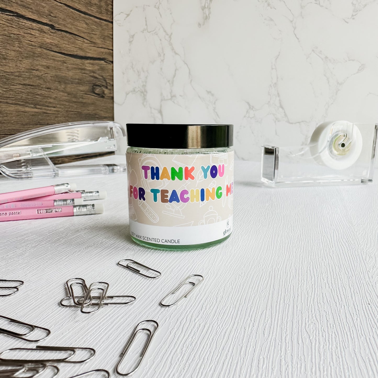 Thank You Teacher scented candle