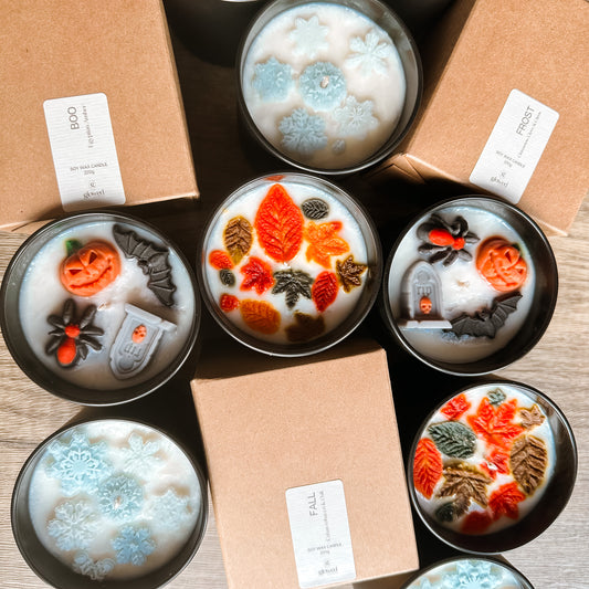 Fall, Halloween, and Winter Scented Candles | Limited Edition