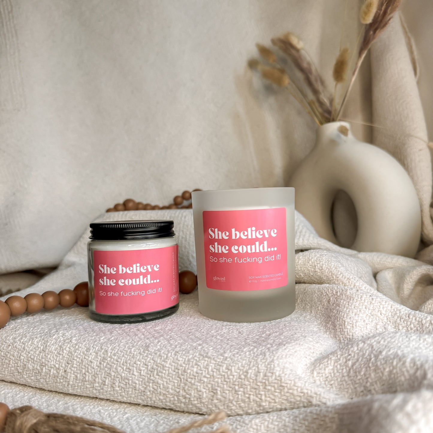 She Believe She Could, So She F***ing Did | Scented Candle