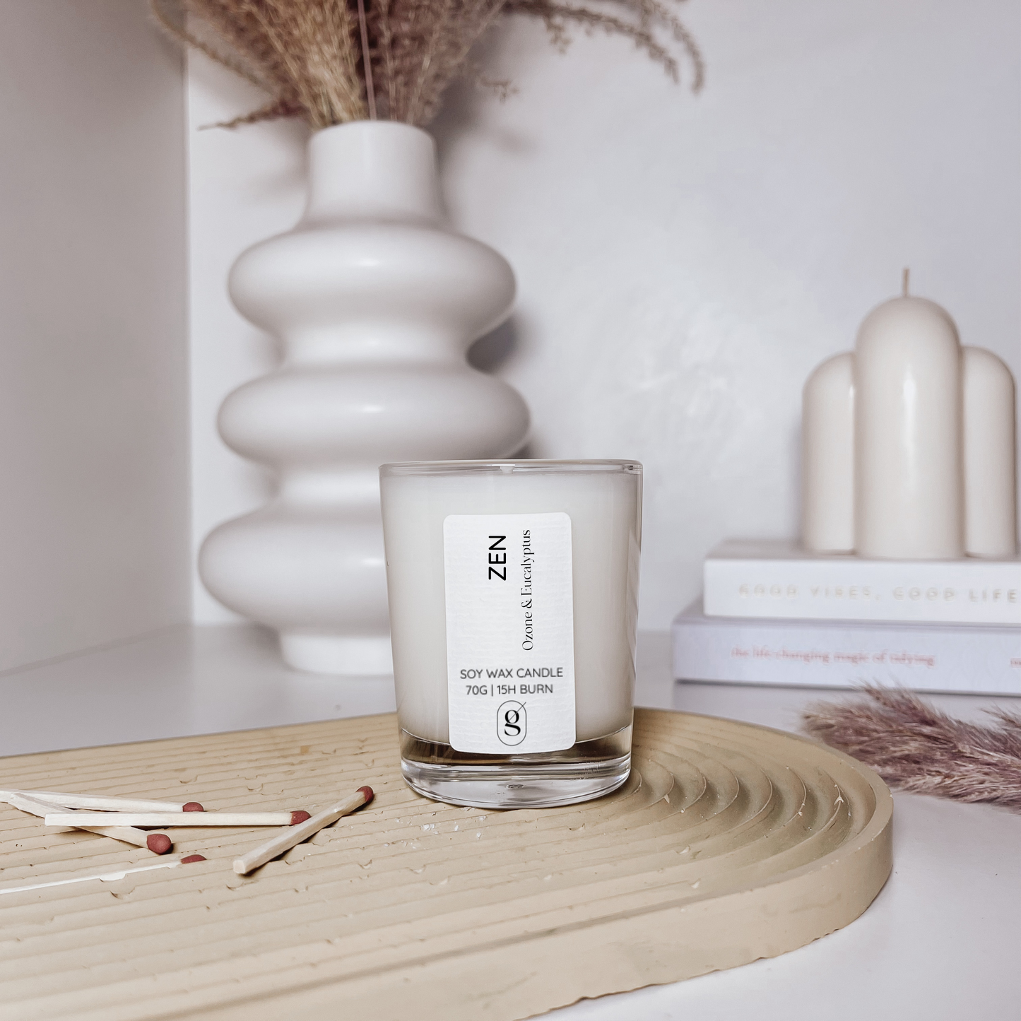 Zen | Ozone & Eucalyptus scented candle